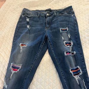 Judy blue serape capris